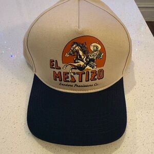 Beige and Black SnapBack cap by Sendero Provisions
